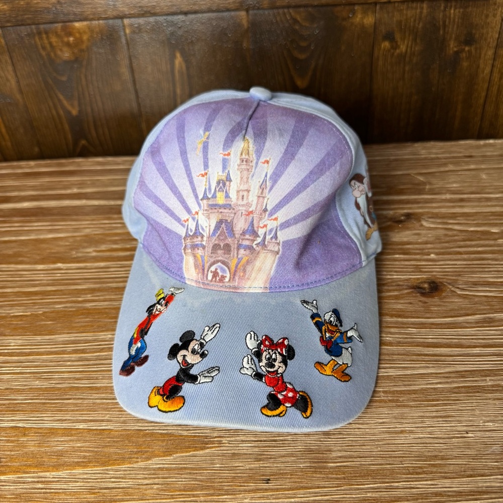 Walt Disney World Disneyland Mickey Mouse & Friends Baseball Cap 7 Dwarfs